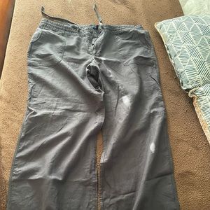 Gap dark gray linen pants. Never worn.